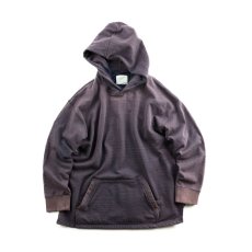 画像1: VARDE77 FADED SWEAT PARKA NAVY PURPLE (1)