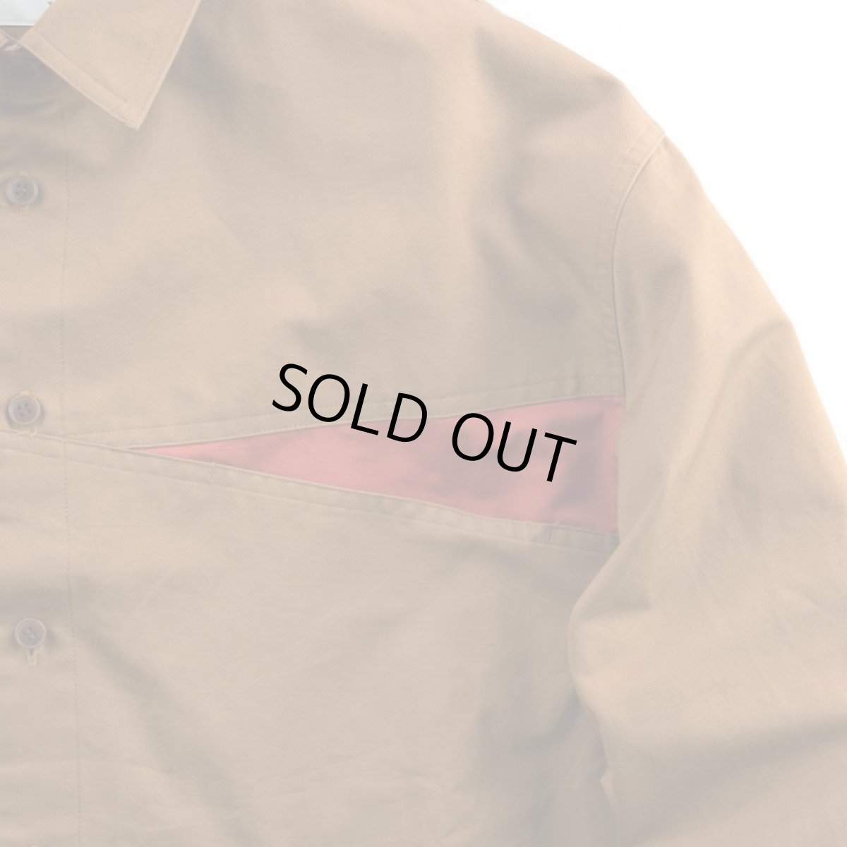 画像3: VARDE77 WIDE CUTBACK SHIRTS BROWN (3)