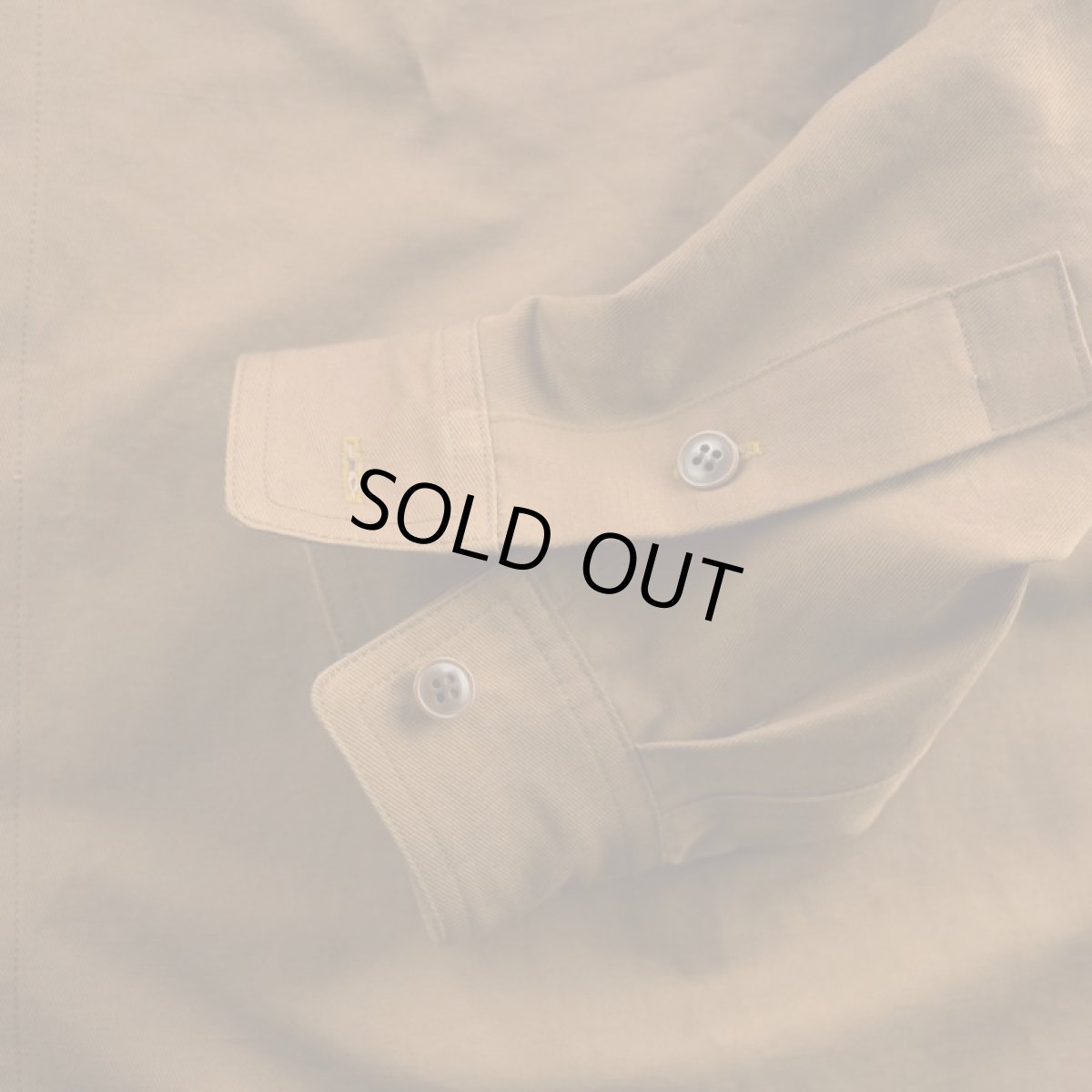 画像5: VARDE77 WIDE CUTBACK SHIRTS BROWN (5)