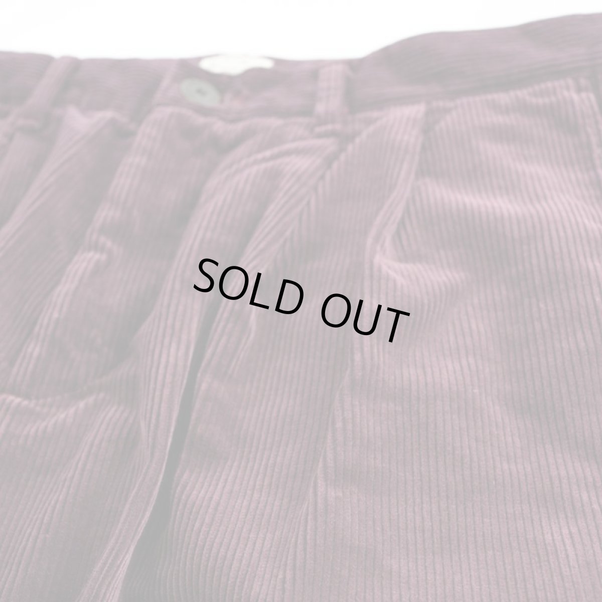 画像3: VARDE77 2TAC CORDUROY PANTS WINE RED (3)