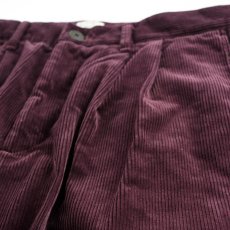 画像3: VARDE77 2TAC CORDUROY PANTS WINE RED (3)