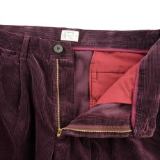 画像6: VARDE77 2TAC CORDUROY PANTS WINE RED (6)