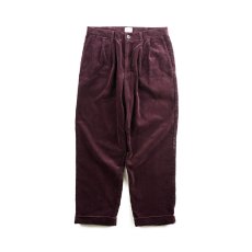 画像1: VARDE77 2TAC CORDUROY PANTS WINE RED (1)