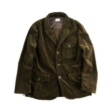 画像1: VARDE77 3 BUTTON  CORDUROY JACKET BROWN (1)