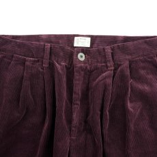 画像2: VARDE77 2TAC CORDUROY PANTS WINE RED (2)