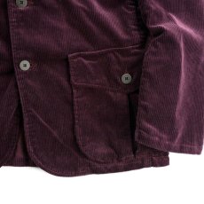 画像4: VARDE77 3 BUTTON  CORDUROY JACKET WINE RED (4)