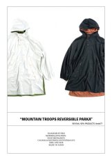 画像12: VARDE77 MOUNTAIN TROOPS REVERSIBLE PARKAWHITE &OLIVE (12)