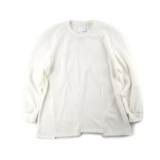 画像1: VARDE77 UNION THERMAL CUTSEW WHITE (1)