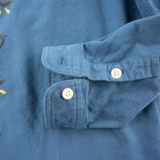 画像5: VARDE77 EYE SOLID FLANNEL SHIRTS　BLUE (5)