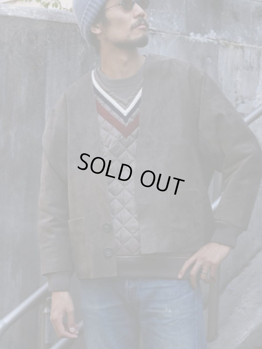 画像8: VARDE77 PIG LEATHER DESIGN CARDIGAN (8)