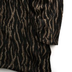 画像3: LEOPARD STRIPE OVERSIZED PULLOVER KNIT (3)