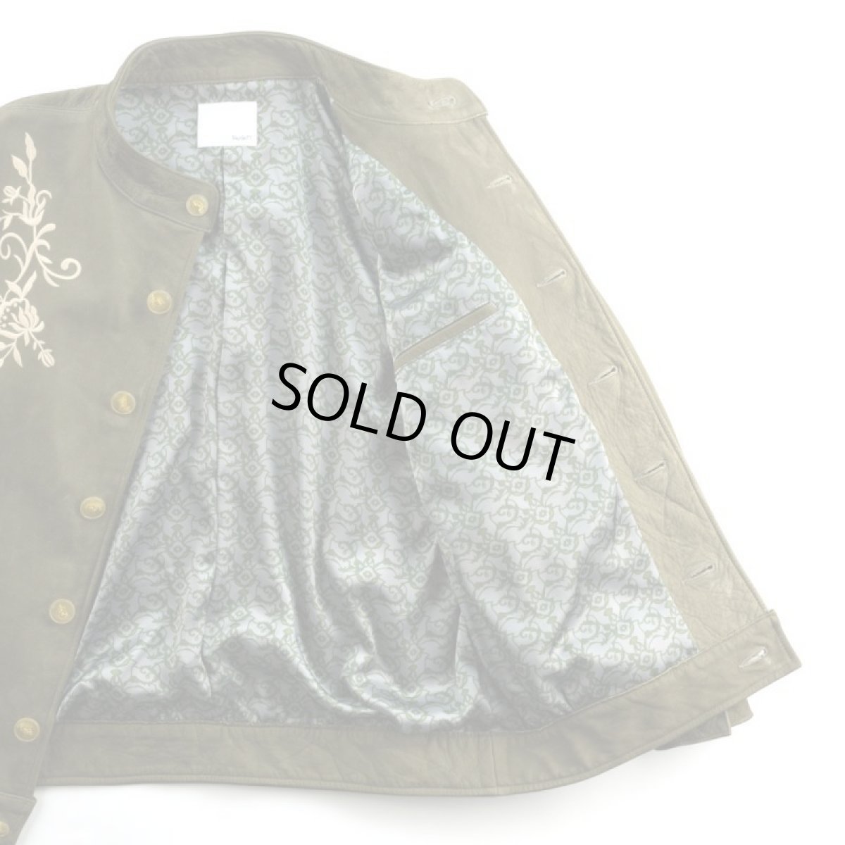 画像4: NUBUCK LEATHER EMBROIDERED JACKET (4)