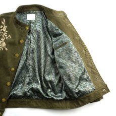 画像4: NUBUCK LEATHER EMBROIDERED JACKET (4)