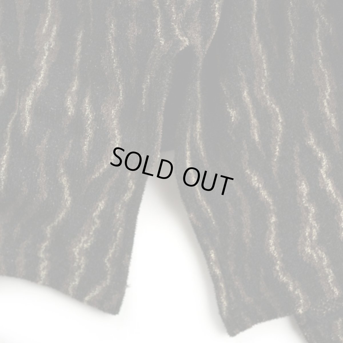 画像5: LEOPARD STRIPE OVERSIZED PULLOVER KNIT (5)