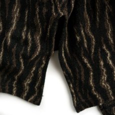 画像5: LEOPARD STRIPE OVERSIZED PULLOVER KNIT (5)