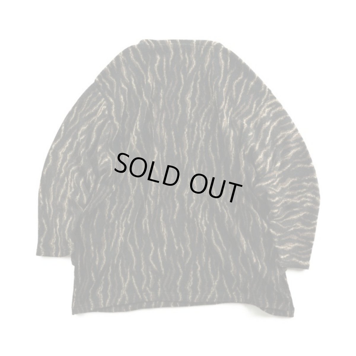 画像6: LEOPARD STRIPE OVERSIZED PULLOVER KNIT (6)