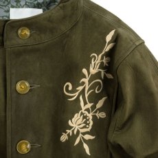 画像2: NUBUCK LEATHER EMBROIDERED JACKET (2)