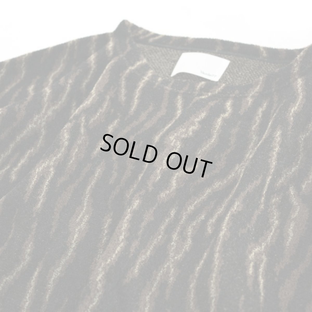 画像4: LEOPARD STRIPE OVERSIZED PULLOVER KNIT (4)