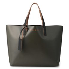 画像1: M A R N I TOTE BAG OLIVE BROWN  (1)