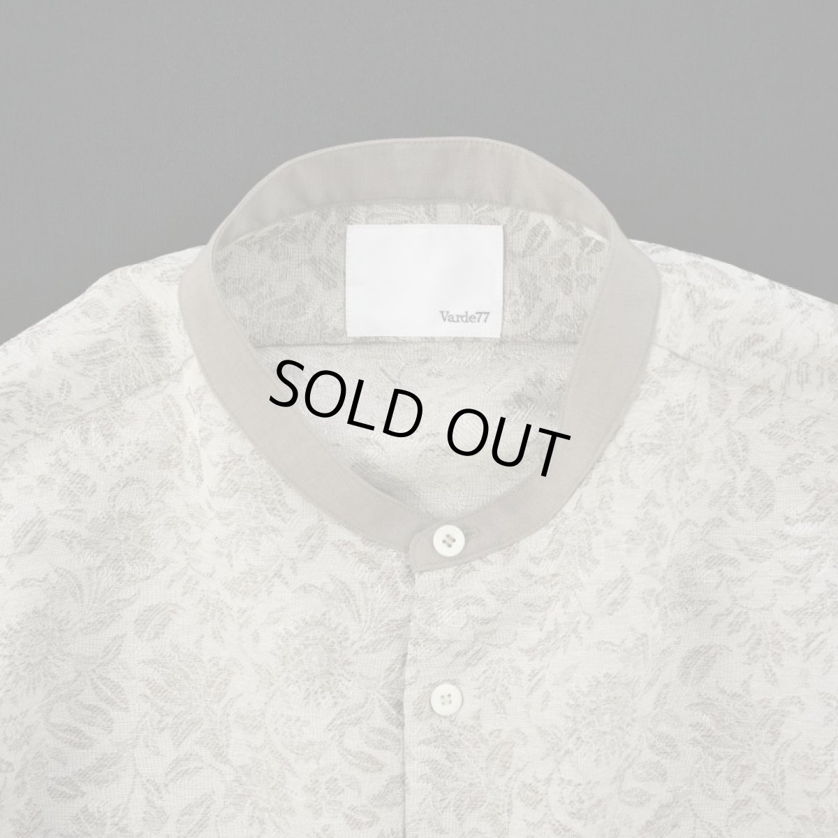 画像3: JACQUARD SEMI LONG SHIRTS  (3)