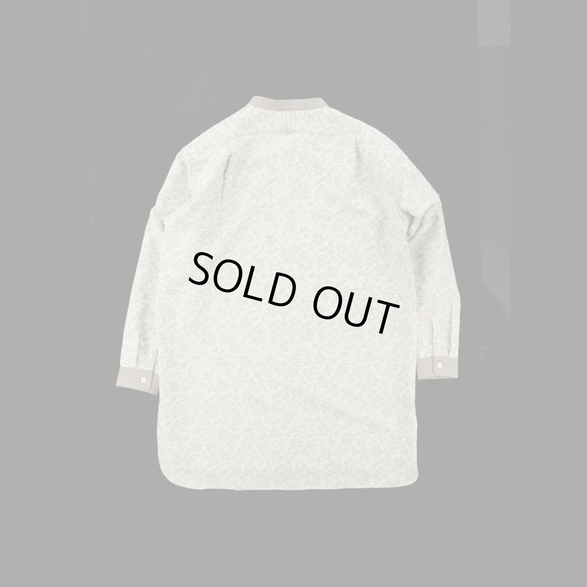 画像7: JACQUARD SEMI LONG SHIRTS  (7)