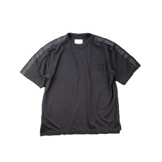 画像1: THE SOURCE MESH TRANING T-SHIRTS BLACK (1)