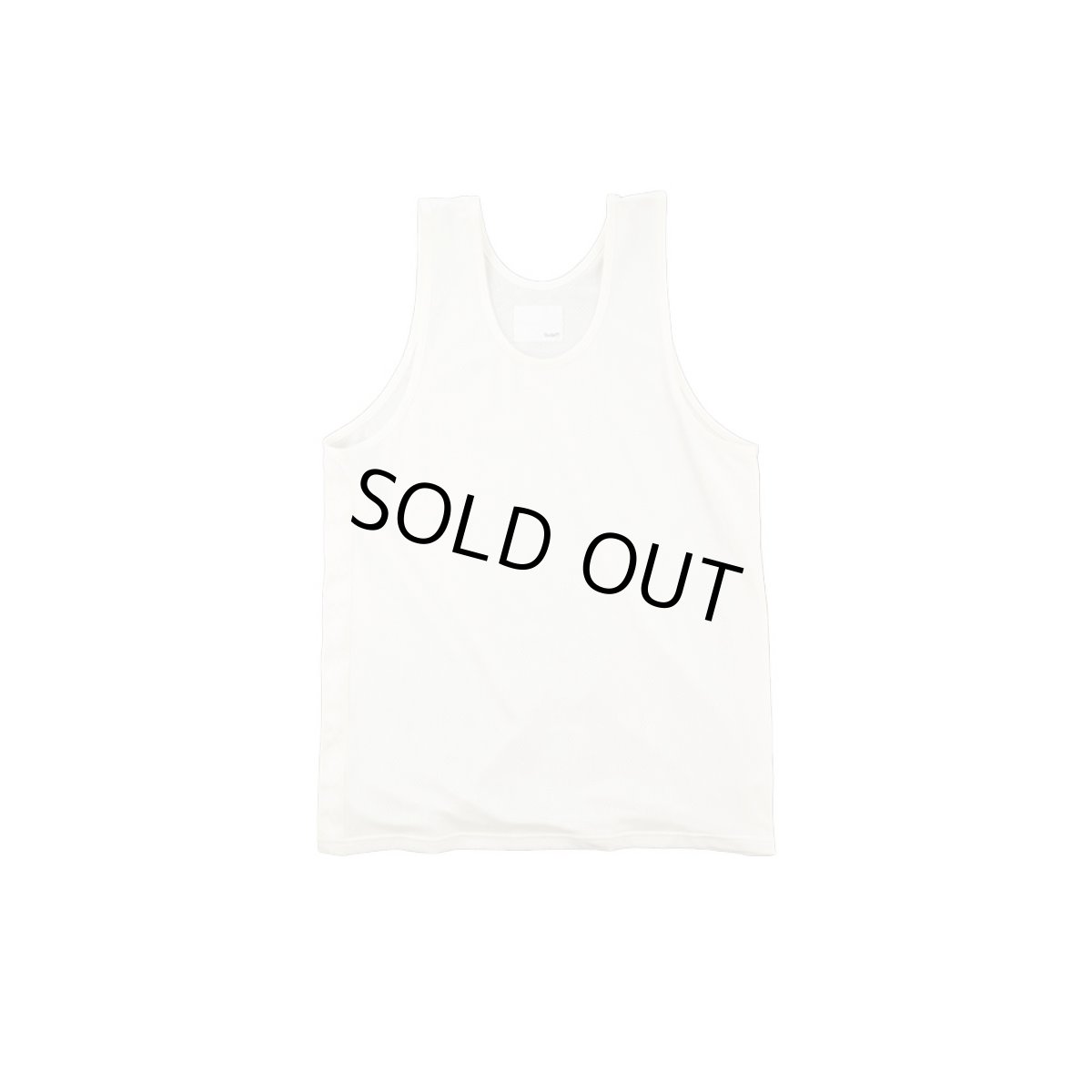 画像1: THE SOURCE MESH TRANING TANK TOP WHITE (1)