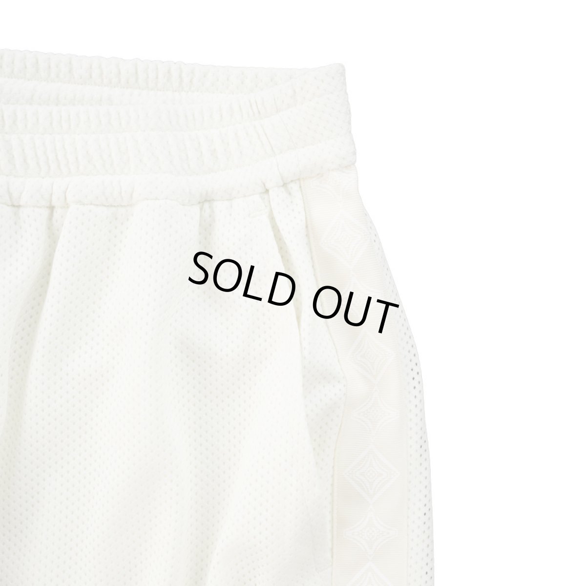 画像2: THE SOURCE MESH TRANING PANTS WHITE (2)