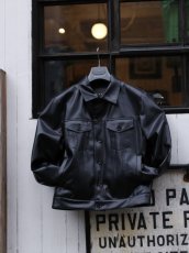 画像2: M A R N I RECYCLING COATING  LEATHER JACKET (2)