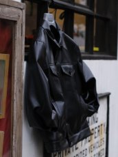 画像6: M A R N I RECYCLING COATING  LEATHER JACKET (6)