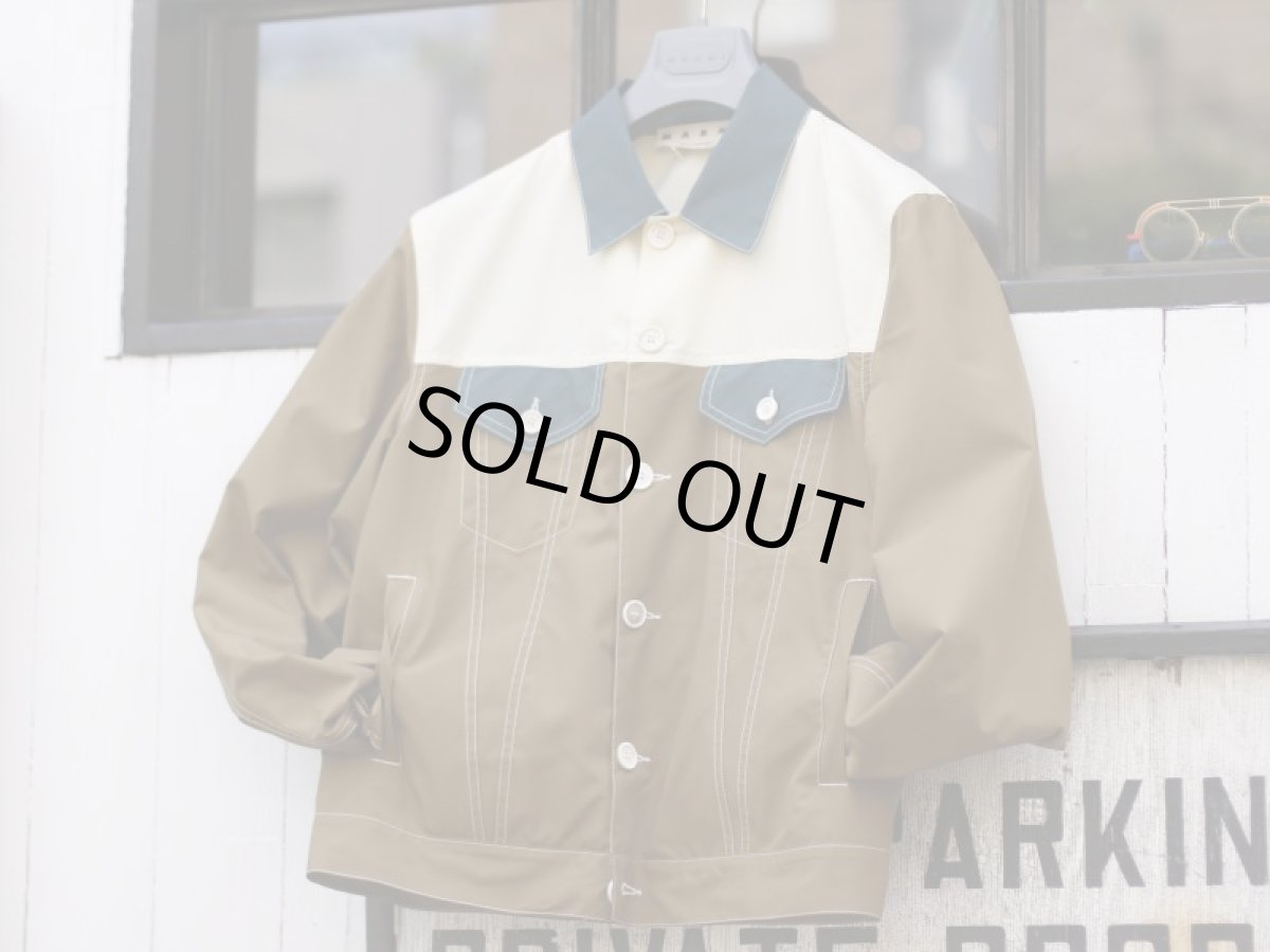 画像2: M A R N I COLOR BLOCK PANEL JACKET (2)