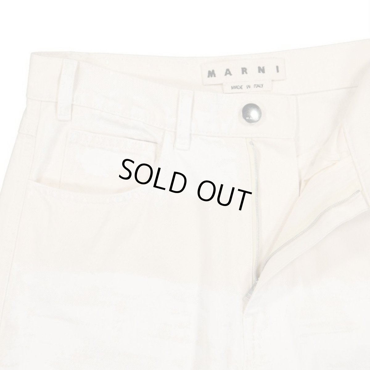 画像3: M A R N I CUTOFF PAINT LONG DENIM (3)