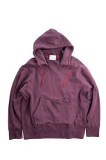 画像1: "後付外し”スエットパーカー WINERED (1)