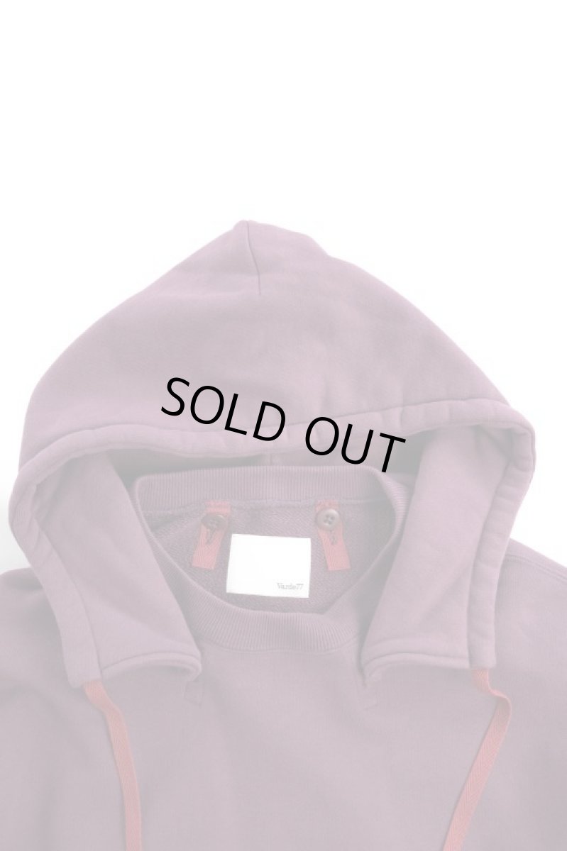 画像2: "後付外し”スエットパーカー WINERED (2)