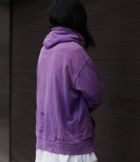 画像4: "劣化" SWEAT PARKA LIMITED PURPLE (4)