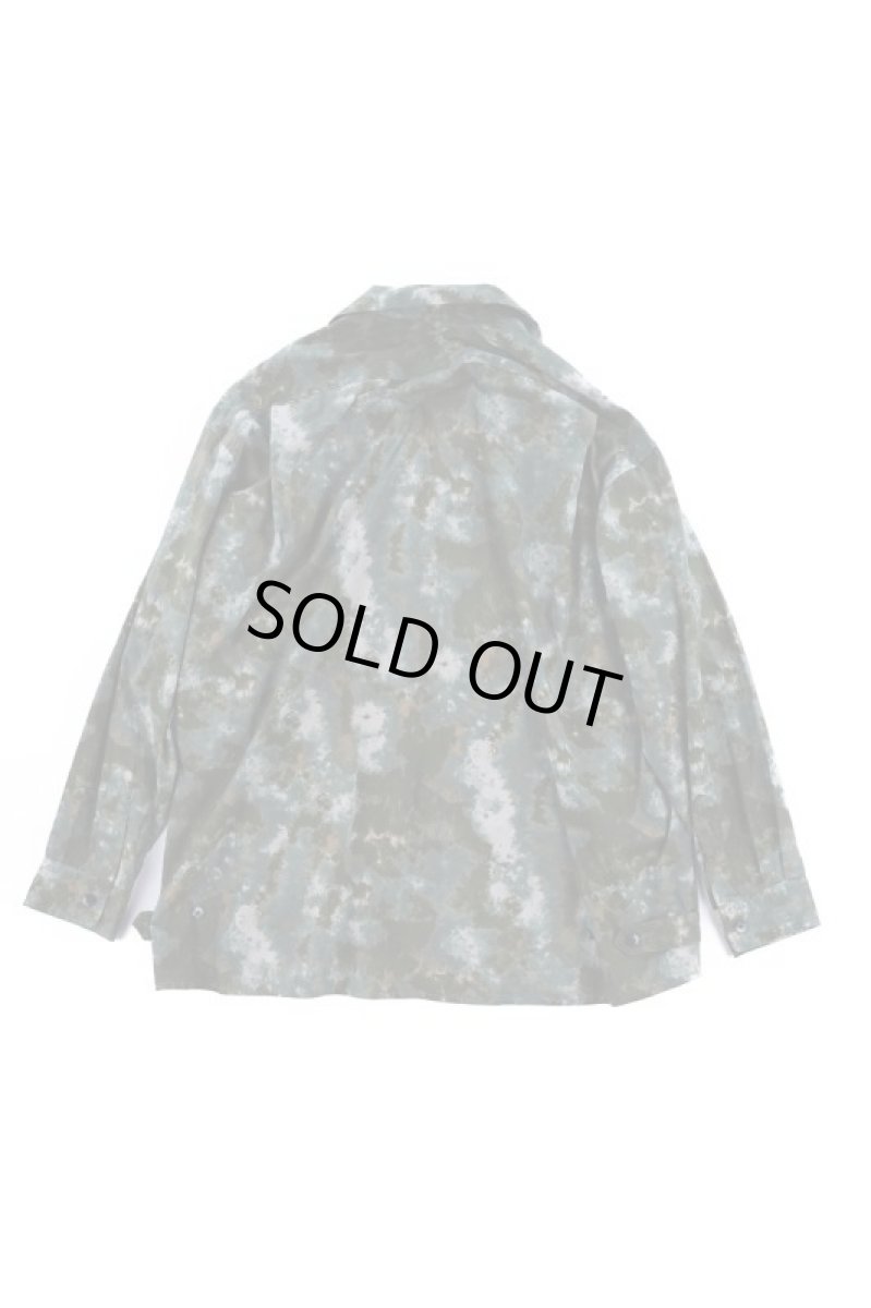 画像6: Uneven dyeing long sleeve shirts　OLIVE　BASE (6)