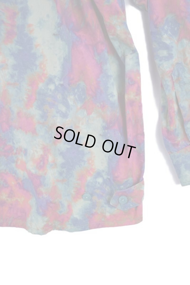 画像6: Uneven dyeing long sleeve shirts LIME BASE (6)