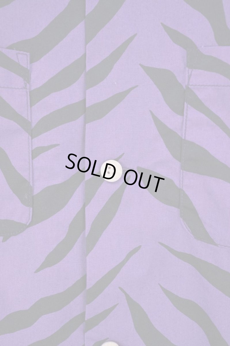 画像2: color tiger aloha shirts PURPLE (2)