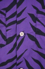 画像2: color tiger aloha shirts PURPLE (2)