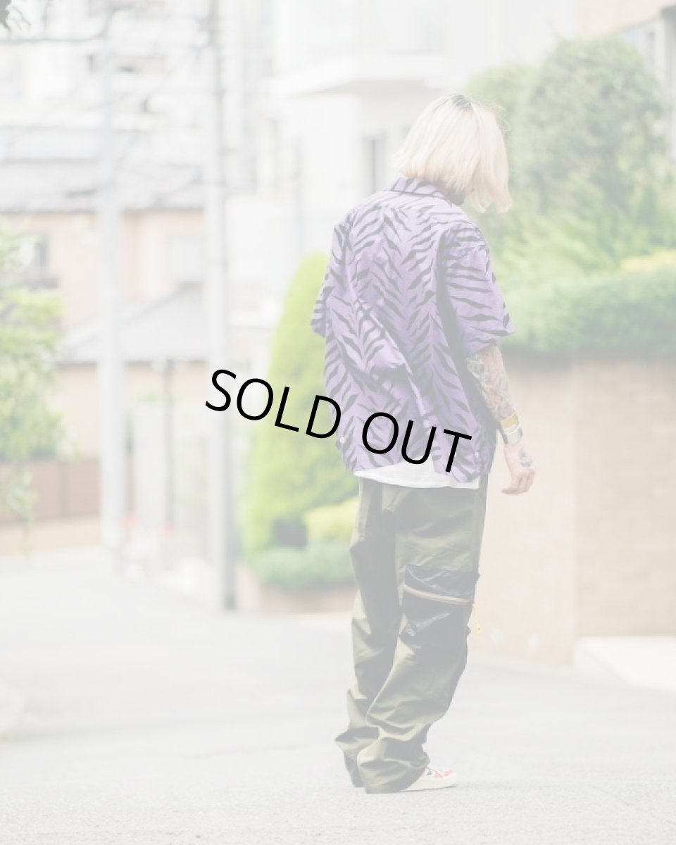 画像7: color tiger aloha shirts PURPLE (7)