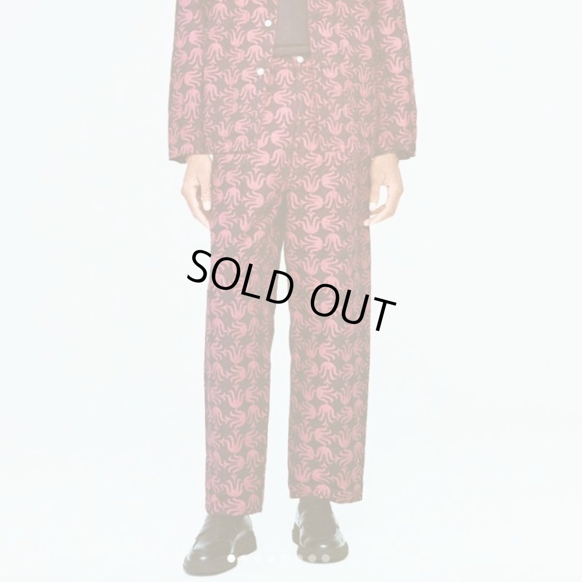 画像2: COGNOMEN JAQUARD DENIM PANTS (2)