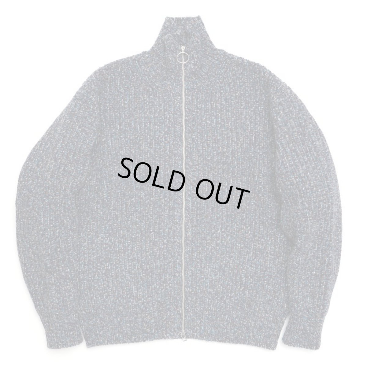 画像1: COGNOMEN 11 COLOUR KNIT JACKET NAVY (1)