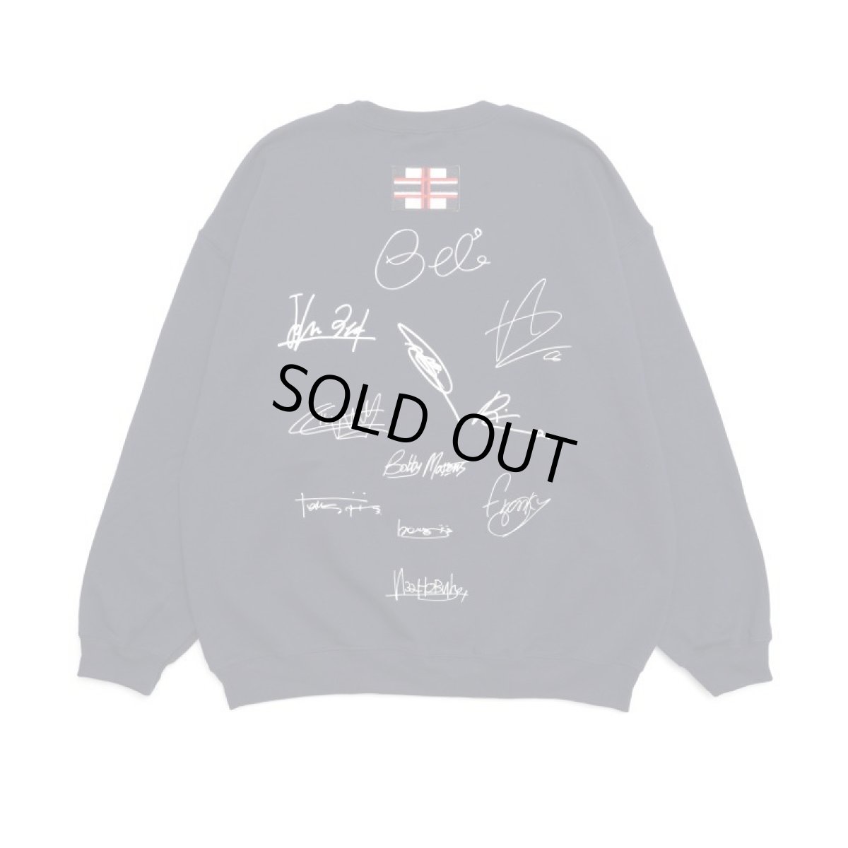 画像2: COGNOMEN FAKE SIGNS TRAINER CHARCOAL NAVY (2)