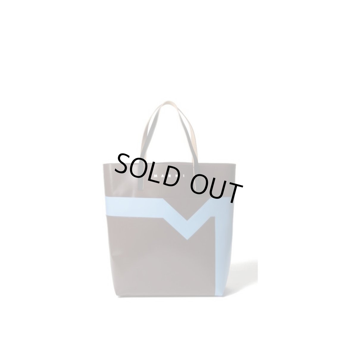 画像1: M A R N I TOTE BAG brown (1)