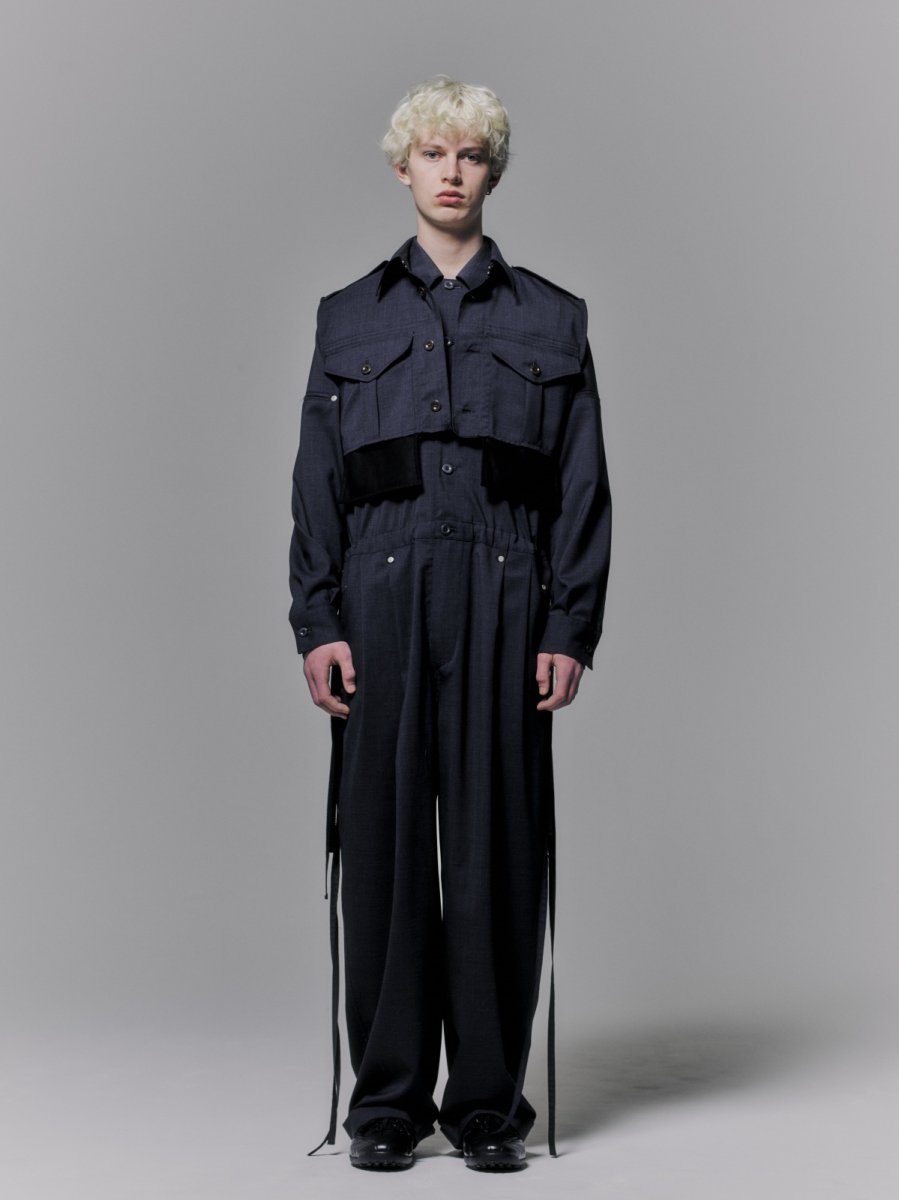 画像5: COGNOMEN  MILITARY VEST　CHACOAL (5)