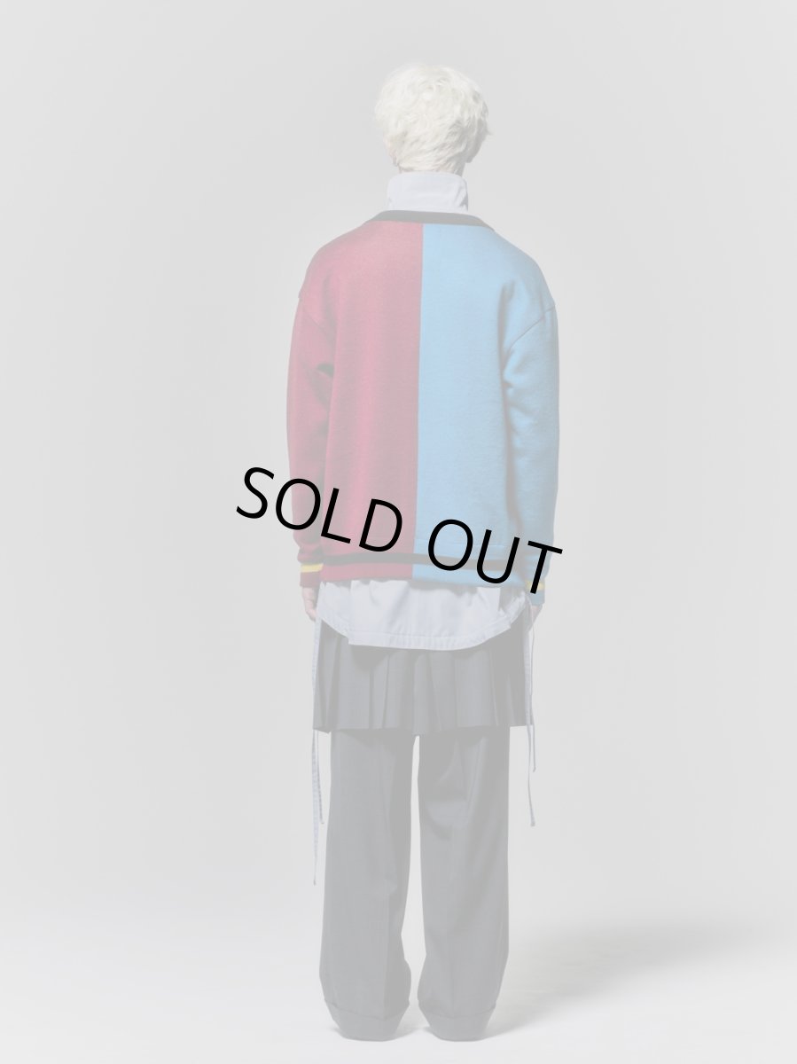 画像4: COGNOMEN  MIXED RACE CARDIGAN WINE RED (4)