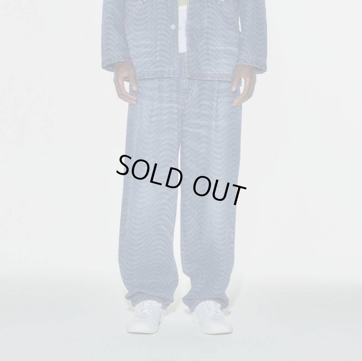 画像1: COGNOMEN PSYCHEDELIC DENIM PANTS (1)