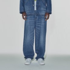 画像1: COGNOMEN PSYCHEDELIC DENIM PANTS (1)