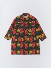 画像1: fantasista rlower coat charcoal orange (1)