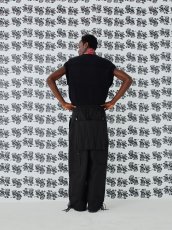 画像2: Colour tone Knit vest Black (2)